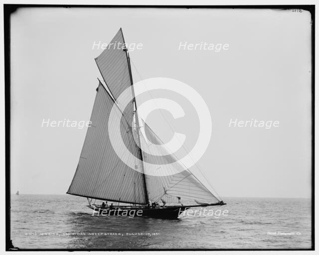 Jessica, Corinthian sweepstakes, 1891 Aug 17. Creator: Unknown.