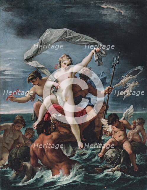 Neptune and Amphitrite, 1691. Creator: Sebastiano Ricci.