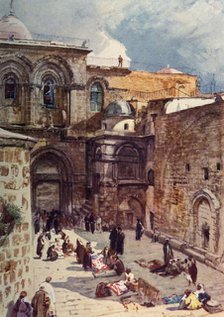 'The Forecourt of the Church of the Holy Sepulchre', 1902. Creator: John Fulleylove.