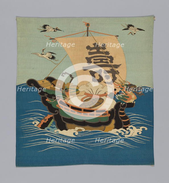 Fukusa (Gift Cover), Japan, Meiji period (1868-1912), 1875/1900. Creator: Unknown.