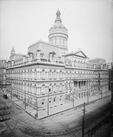 City Hall, Baltimore, Md., between 1900 and 1910. Creator: Unknown.