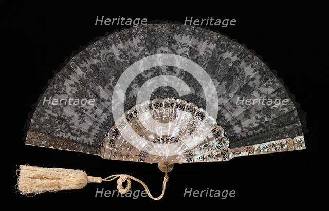 Fan, French, 1870-79. Creator: Unknown.