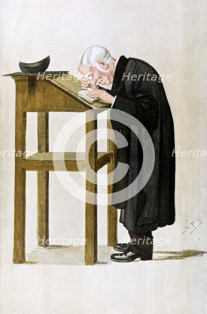 William Archibald Spooner, British clergyman and educationalist, 1898. Artist: Spy