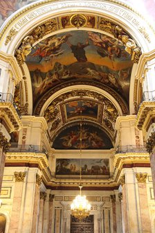 Interior, St Isaac's Cathedral, St Petersburg, Russia, 2011. Artist: Sheldon Marshall