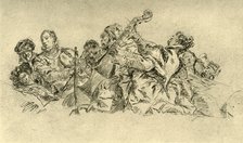 'Musicians', 1752, (1928). Artist: Giovanni Battista Tiepolo.