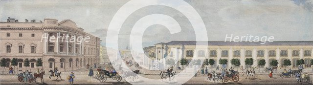 The Imperial Public Library (From the panorama of the Nevsky Prospekt), 1830.