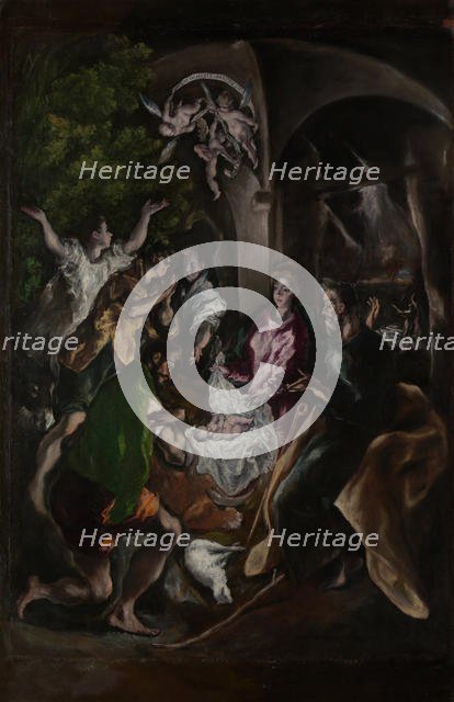 The Adoration of the Shepherds, ca. 1605-10. Creator: El Greco.