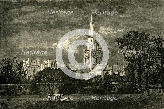 'Chichester Cathedral, From The South', 1898. Creator: Unknown.