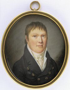 Portrait of a man, 1811. Creator: Salomon Hofling.