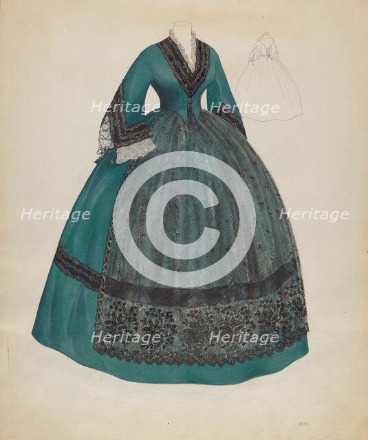 Dress, c. 1937. Creator: Melita Hofmann.