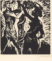 Der Sündenfall (Adam and Eve), 1919. Creator: Lovis Corinth.
