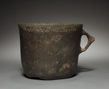 Drinking Vessel with Handle, c. 600. Creator: Unknown.