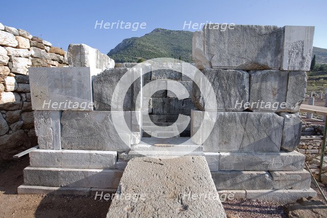 A heroon in Messene, Greece. Artist: Samuel Magal