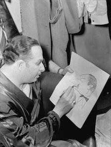 Portrait of Xavier Cugat, New York, N.Y., 1946. Creator: William Paul Gottlieb.