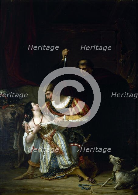 Scènes tirées de Notre-Dame de Paris, 1833. Creator: Auguste Couder.