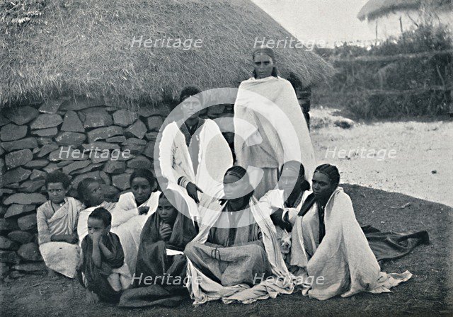 A group of Abyssinians, 1912. Artist: Unknown.