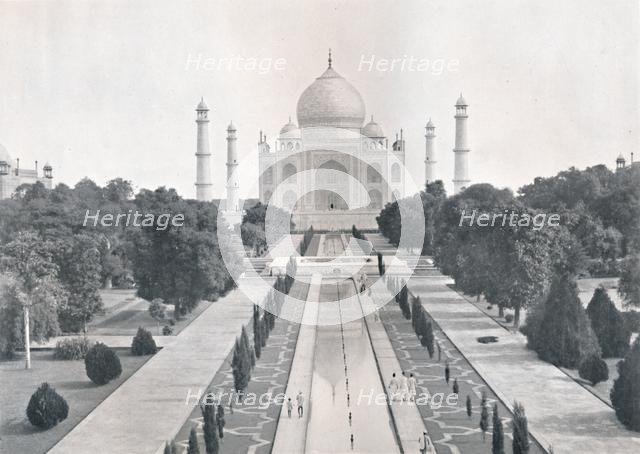 'Agra. The Taj Mahal', c1920. Creator: Unknown.