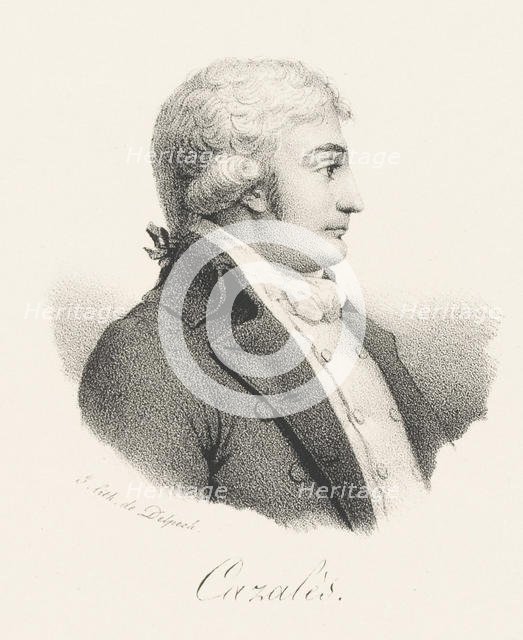 Jacques Antoine Marie de Cazalès (1758-1805), ca 1820. Creator: Delpech, François Séraphin (1778-1825).