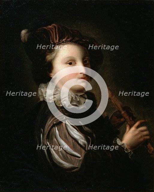 'Page with a Reed Pipe', late 17th or 18th century. Artist: Alexis Grimou