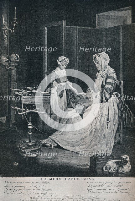La Mere Laborieuse, 1740, (1916). Artist: Unknown