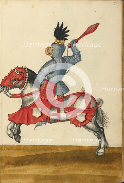 A Horseman in Armor, about 1560-1570. Creator: Unknown.