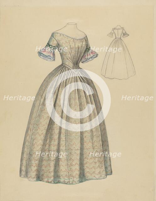 Dress, c. 1938. Creator: Jean Peszel.