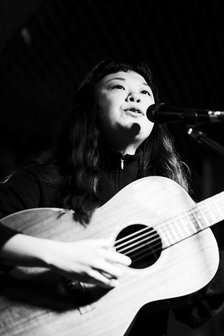 Maya Akechi and Alborg live at Hope & Anchor, Islington, London, May 2025. Creator: Annapaola Marchesani.