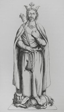 Charles the Simple, (879-929), King of West France, (898-922), 16th century (1878).  Creator: Unknown.