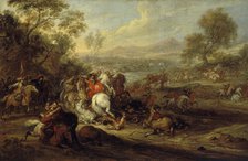 Choc de cavalerie ou Combat de cavalerie, between 1652 and 1690. Creator: Adam Frans van der Meulen.