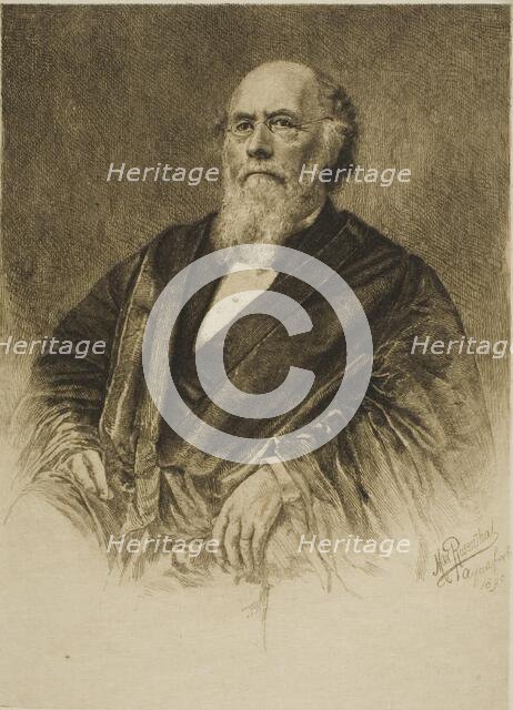 Portrait of Justice Stephen Field, 1890. Creator: Max Rosenthal.