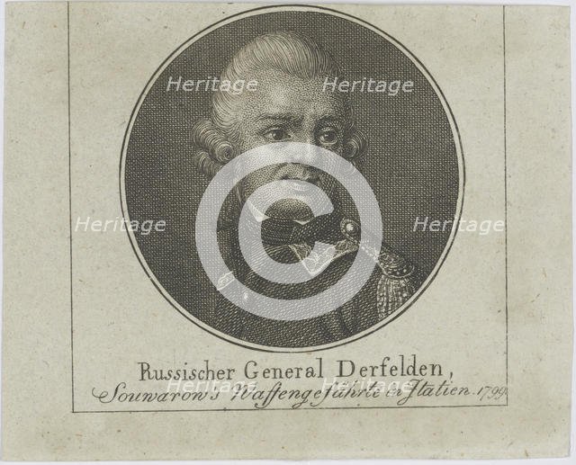 General Otto Wilhelm Derfelden (1737-1819) , c. 1800. Creator: Anonymous.