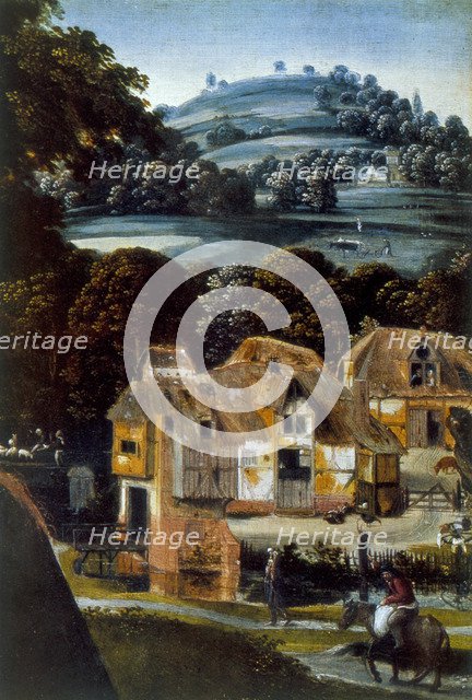 'Virgin and Child', detail, 16th century. Artist: Anon