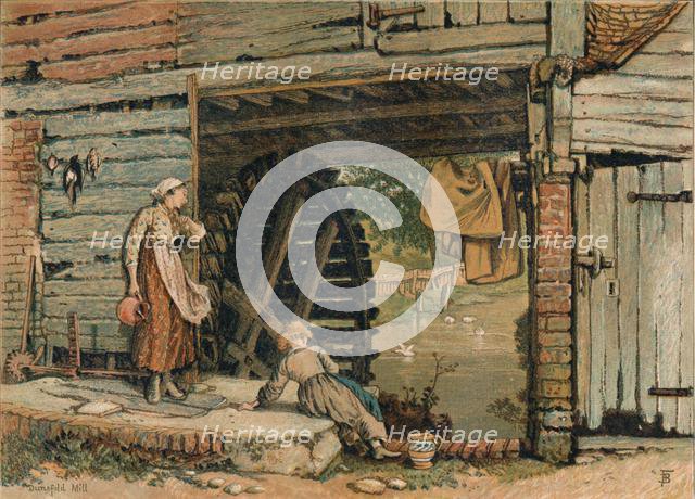 'A Surrey Water-Mill', mid-late 19th century. Creator: Unknown.