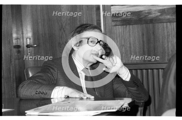 Andre Previn, London, 1985.   Artist: Brian O'Connor.