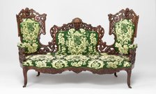 Sofa, 1849/54. Creator: Charles A. Baudouine.
