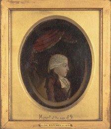 Portrait of Wolfgang Amadeus Mozart at the age of 9.