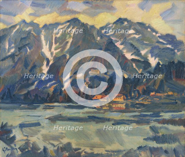 Popradské Pleso, c1939. Creator: Gustav Mally.