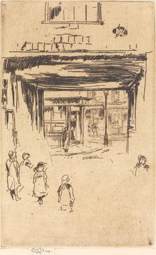 Drury Lane, c. 1880/1881. Creator: James Abbott McNeill Whistler.
