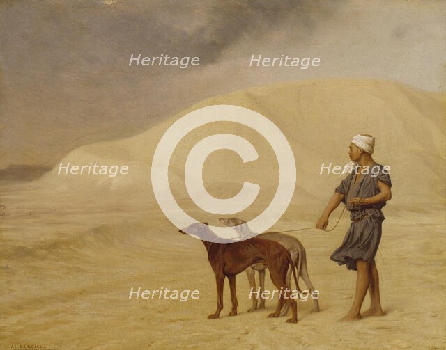 On the Desert, before 1867. Creator: Jean-Leon Gerome.