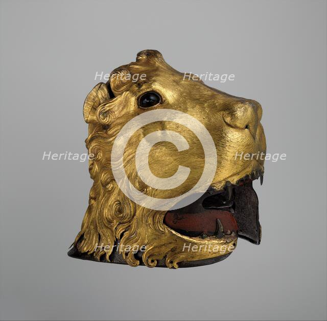 Sallet in the Shape of a Lion's Head, Italian, ca. 1475-80. Creator: Unknown.