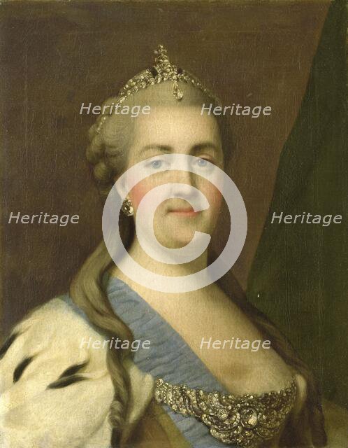 Catherine II (1729-96), Empress of Russia, 1749-1782. Creator: Vigilius Erichsen.