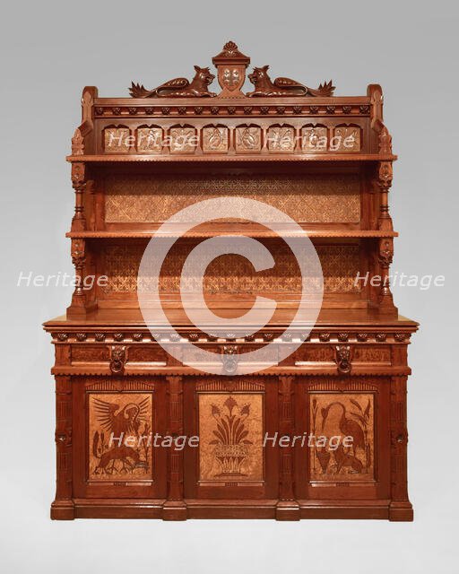 Sideboard, 1868/80. Creator: Daniel Pabst.