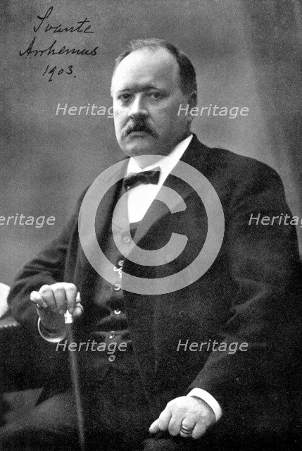 Svante Arrhenius (1859-1927), Swedish physicist and chemist, 1903. Artist: Unknown