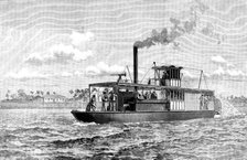 Portuguese gun-boat on the Zambesi, 1890. Creator: Unknown.