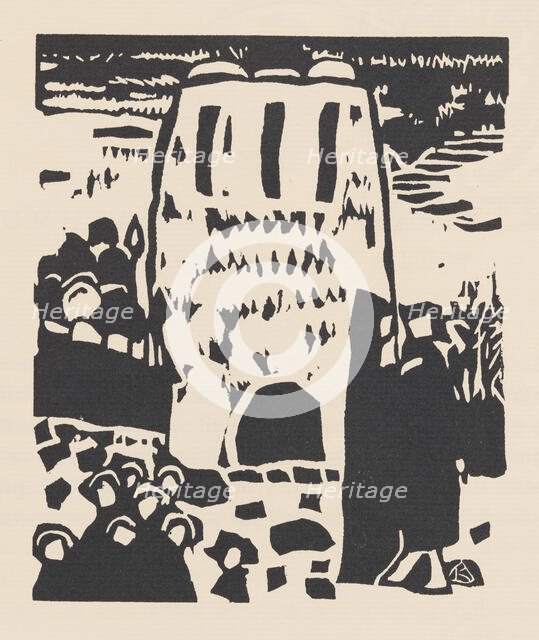 Improvisation I. From Klänge (Sounds) , 1913. Creator: Kandinsky, Wassily Vasilyevich (1866-1944).