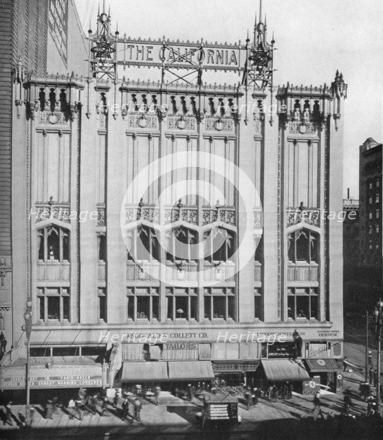 The California Theatre, San Francisco, California, 1922. Artist: Unknown.
