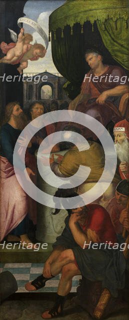 Saint Paul in Front of Proconsul Felix van Caesarea, 1602. Creator: Otto Van Veen.