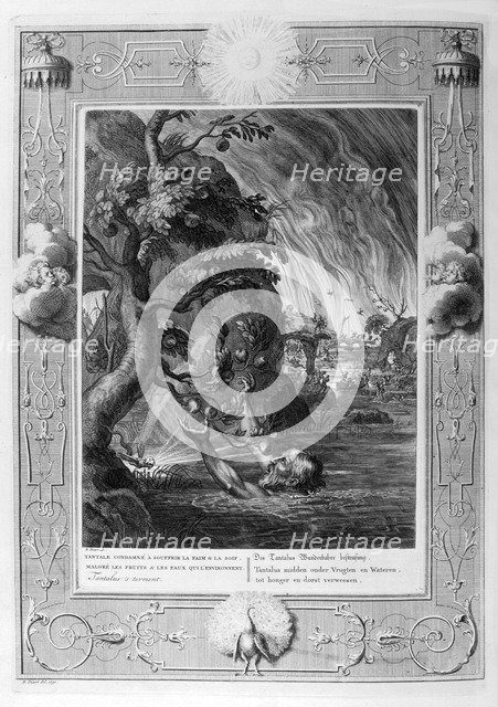 Tantalus' torment, 1733. Artist: Bernard Picart