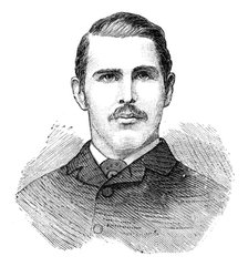 The Universities' Boat-Race: the Cambridge crew, 1881.  Creator: Unknown.