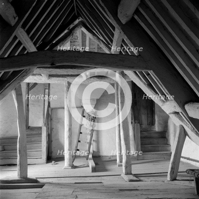 An attic in Kelmscott Manor, Oxfordshire, 1949. Artist: Eric de Maré